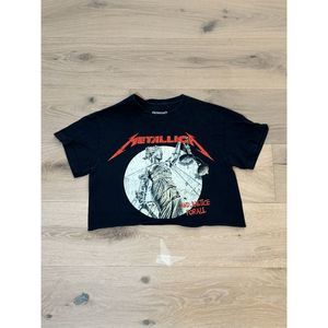 Vintage Metallica Crop Top XS "and justice for all"